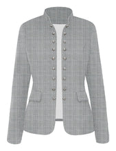 Load image into Gallery viewer, Maolijer Women's Open Front Buttons Work Office Blazer Casual Business Jacket Suit with Pockets