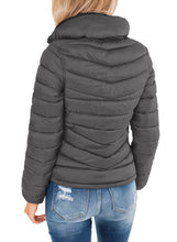 Load image into Gallery viewer, Maolijer Women's Reversible Puffer Jacket Lightweight Packable Full-Zip Water-Resistant Winter Coat
