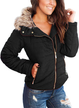 Load image into Gallery viewer, Maolijer Women's Reversible Puffer Jacket Lightweight Packable Full-Zip Water-Resistant Winter Coat