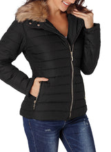 Load image into Gallery viewer, Maolijer Women's Reversible Puffer Jacket Lightweight Packable Full-Zip Water-Resistant Winter Coat