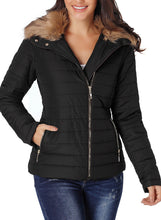 Load image into Gallery viewer, Maolijer Women's Reversible Puffer Jacket Lightweight Packable Full-Zip Water-Resistant Winter Coat