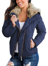 Load image into Gallery viewer, Maolijer Women's Reversible Puffer Jacket Lightweight Packable Full-Zip Water-Resistant Winter Coat