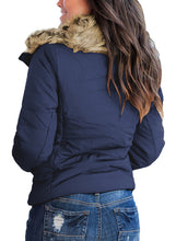 Load image into Gallery viewer, Maolijer Women's Reversible Puffer Jacket Lightweight Packable Full-Zip Water-Resistant Winter Coat