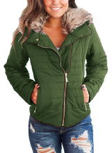 Load image into Gallery viewer, Maolijer Women's Reversible Puffer Jacket Lightweight Packable Full-Zip Water-Resistant Winter Coat