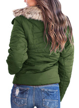 Load image into Gallery viewer, Maolijer Women's Reversible Puffer Jacket Lightweight Packable Full-Zip Water-Resistant Winter Coat