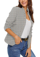 Load image into Gallery viewer, Maolijer Women's Open Front Buttons Work Office Blazer Casual Business Jacket Suit with Pockets