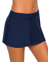 Load image into Gallery viewer, Maolijer Women's High Waist Swimsuit Bikini Tankini Bottom Shirred Swim Skirt