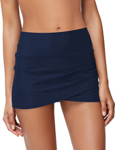 Load image into Gallery viewer, Maolijer Women's High Waist Swimsuit Bikini Tankini Bottom Shirred Swim Skirt
