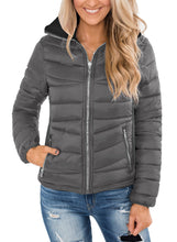 Load image into Gallery viewer, Maolijer Women&#39;s Reversible Puffer Jacket Lightweight Packable Full-Zip Water-Resistant Winter Coat