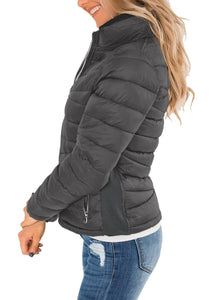 Maolijer Women's Reversible Puffer Jacket Lightweight Packable Full-Zip Water-Resistant Winter Coat