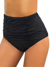 Load image into Gallery viewer, Maolijer Women&#39;s High Waist Swimsuit Bikini Tankini Bottom Shirred Swim Skirt