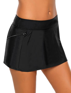 Maolijer Women's High Waist Swimsuit Bikini Tankini Bottom Shirred Swim Skirt