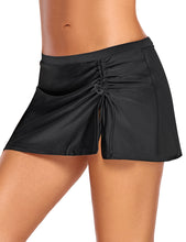 Load image into Gallery viewer, Maolijer Women&#39;s High Waist Swimsuit Bikini Tankini Bottom Shirred Swim Skirt